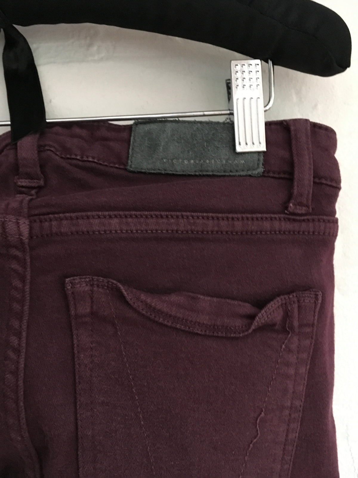 Victoria Beckham Power Skinny Denim mid-rise jeans pants trousers Ladies