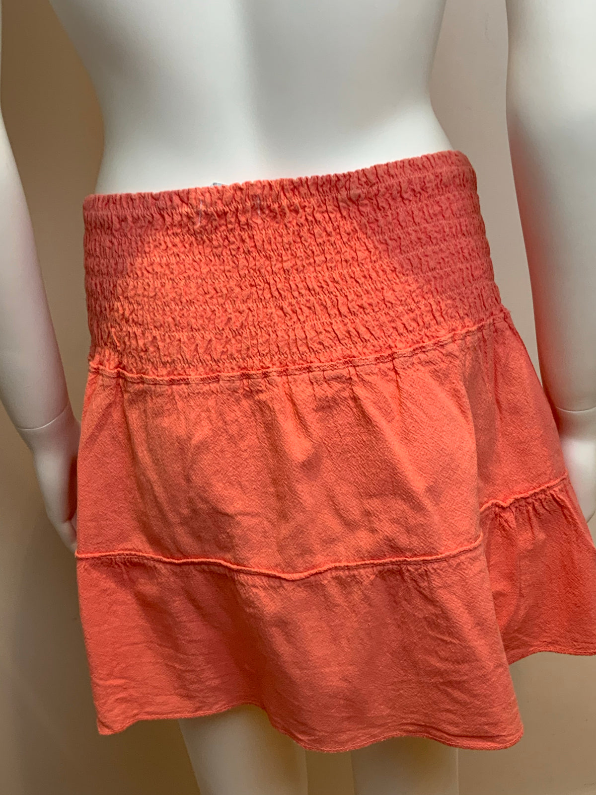 Charlotte Solnicki Orange Mini SKIRT Size S small ladies