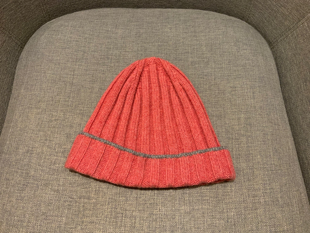 Brunello Cucinelli Cashmere rib knit Beanie Hat Size M men