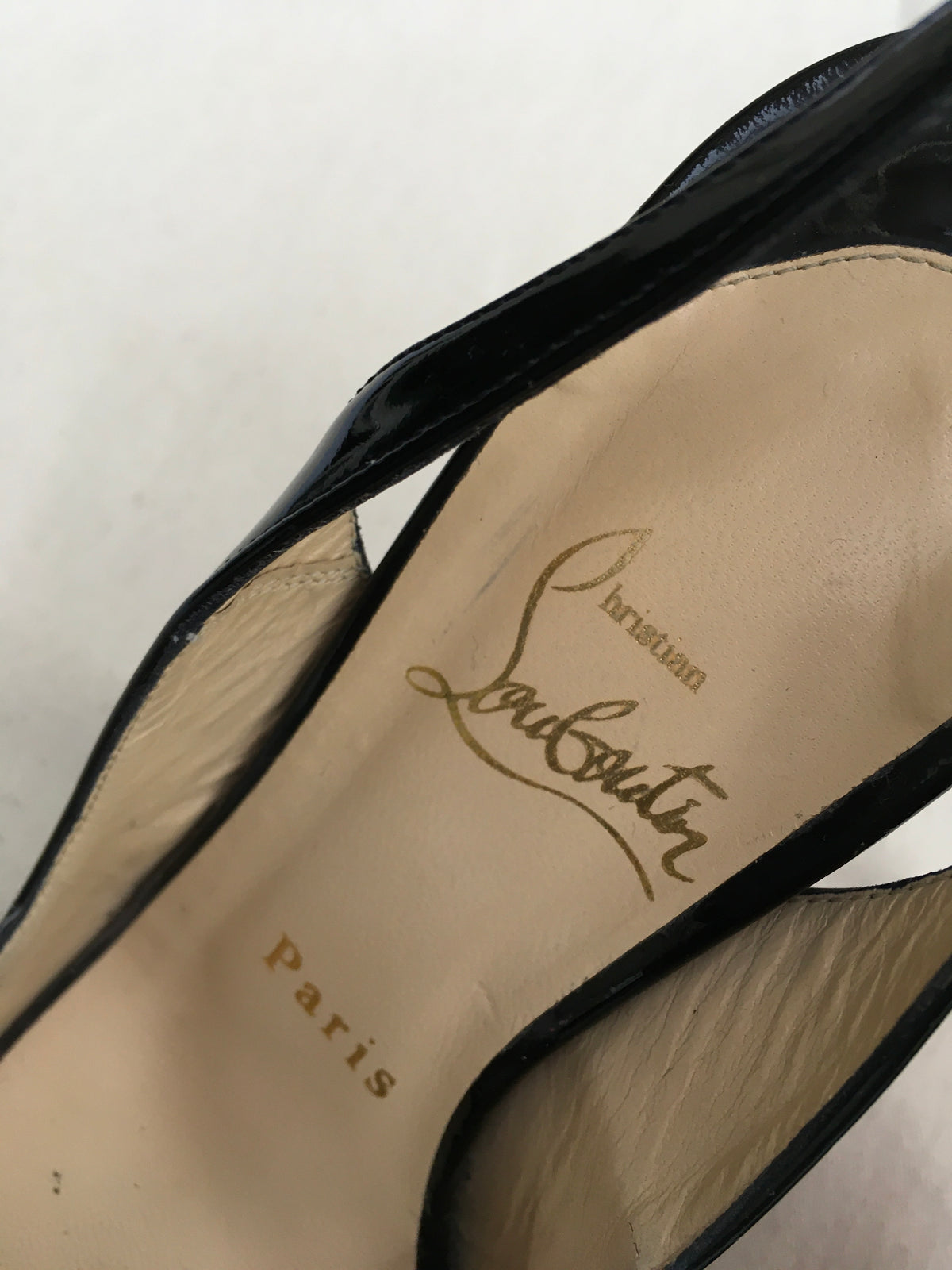 Christian Louboutin peep-toe slingback pumps Shoes 36 UK 3 ladies