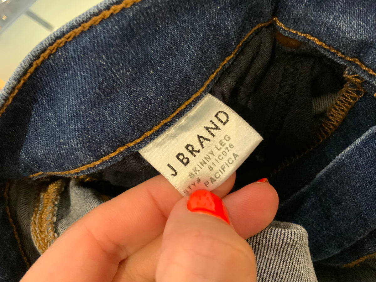 MOST WANTED J BRAND skinny leg Pacifica Jean Jeans Denim SIZE 27 ladies