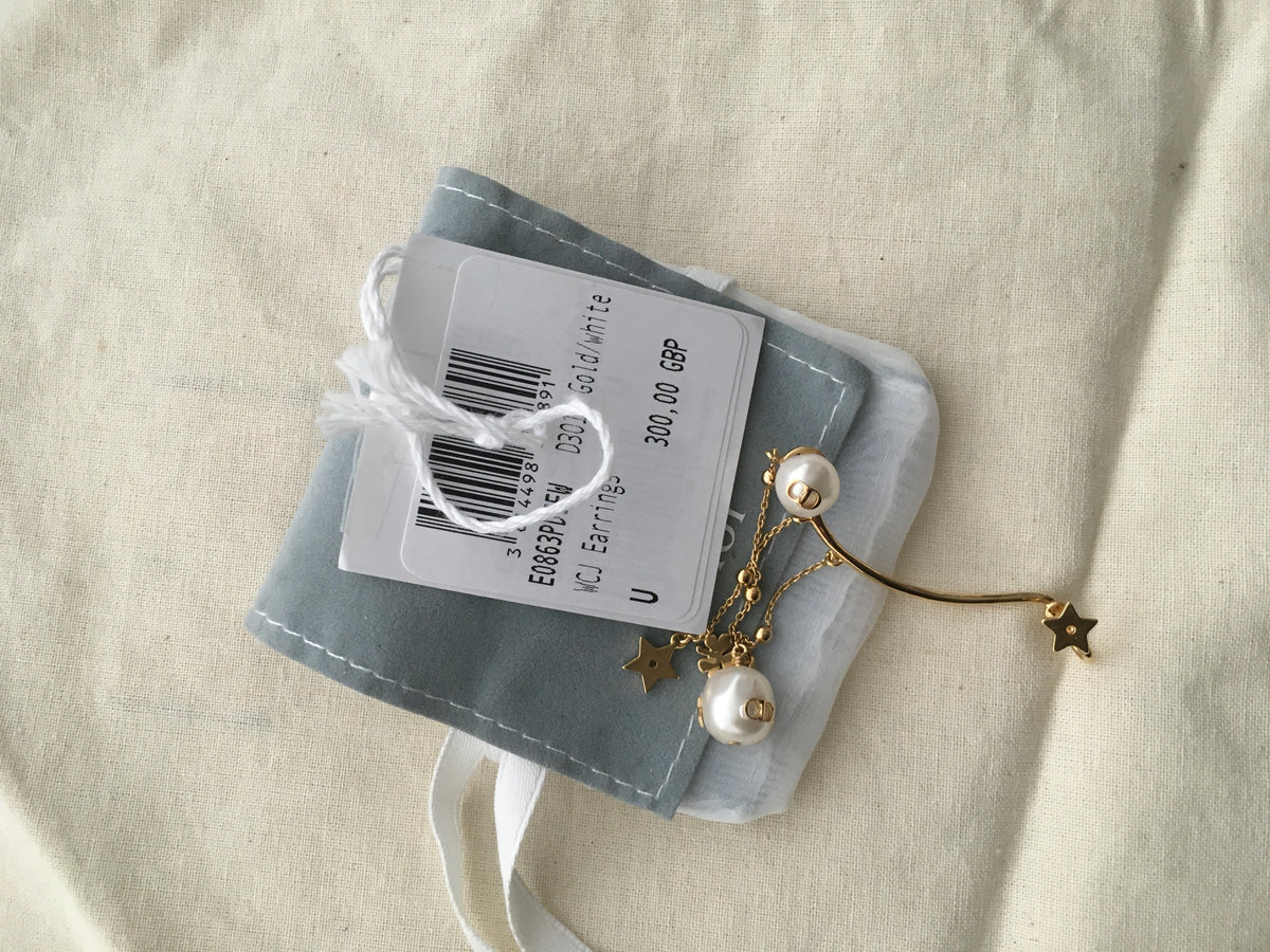 Christian Dior Limited Edition Faux Pearl Perles de Désir Ear Jewelry Cuff ladies