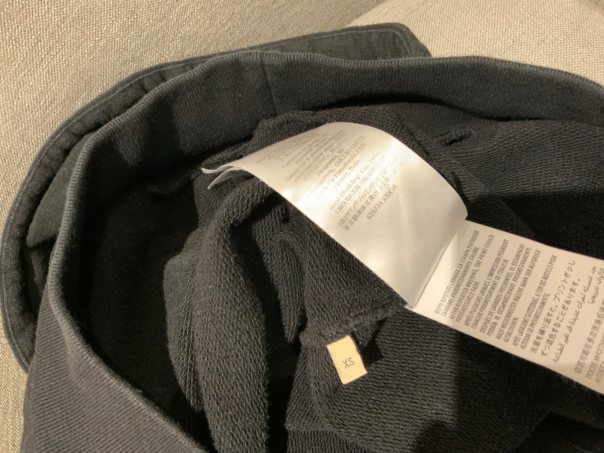 Unisex GUCCI X THE NORTH FACE BLACK YELLOW HOODIE LIMITED EDITIN SIZE XS men