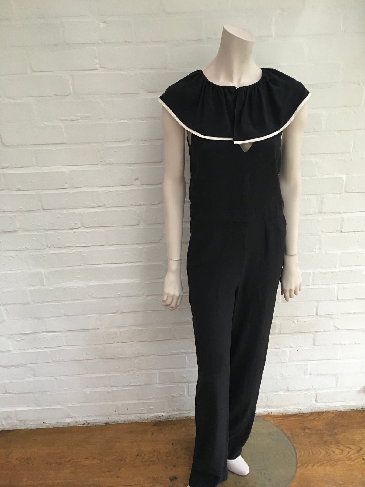 CHLOÉ Chloe Ruffled silk crepe de chine jumpsuit Ladies