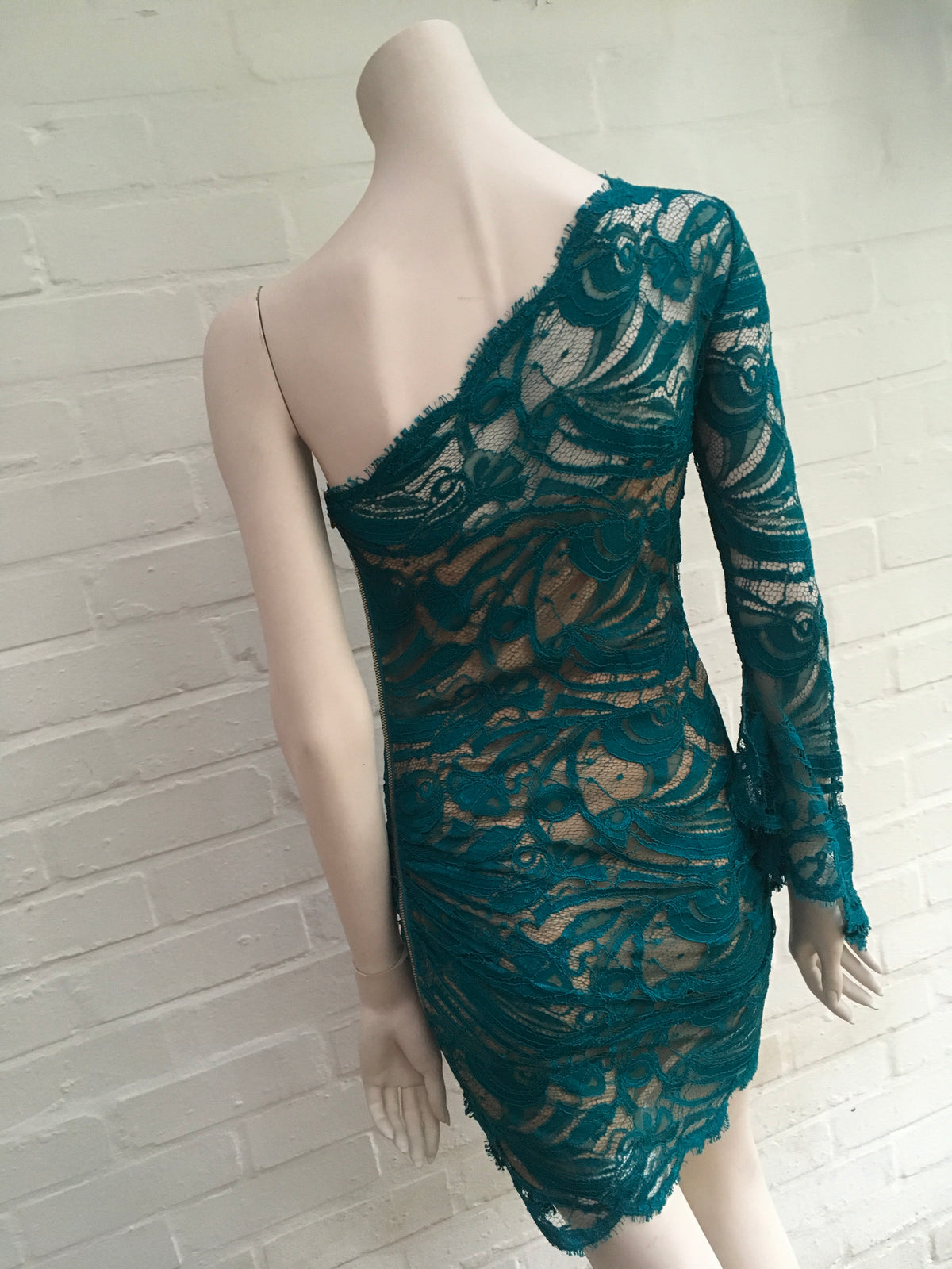 Emilio Pucci MOST WANTED Lace One Shoulder Mini Dress Ladies