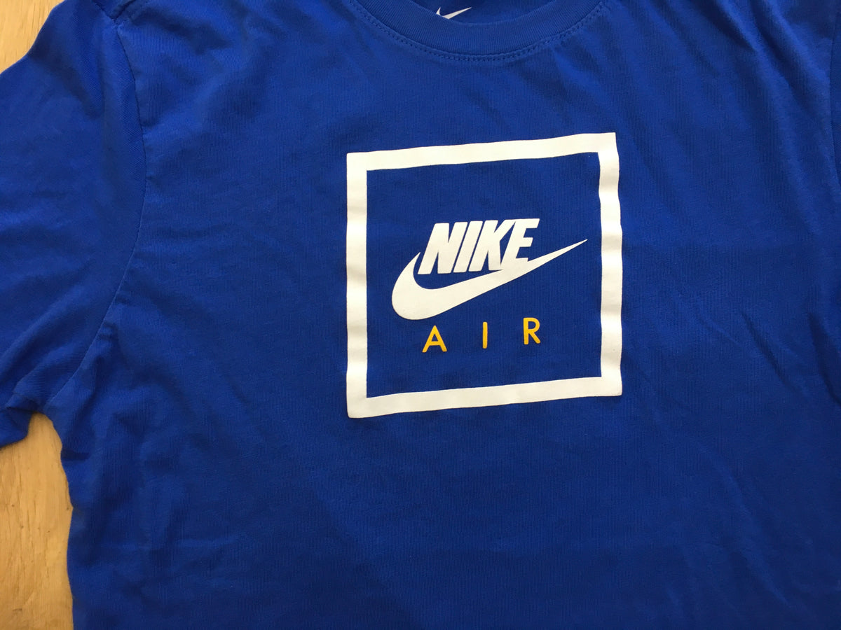 Size S men T-Shirt Air Nike Game Small - NSW – Afashionistastore Royal/White