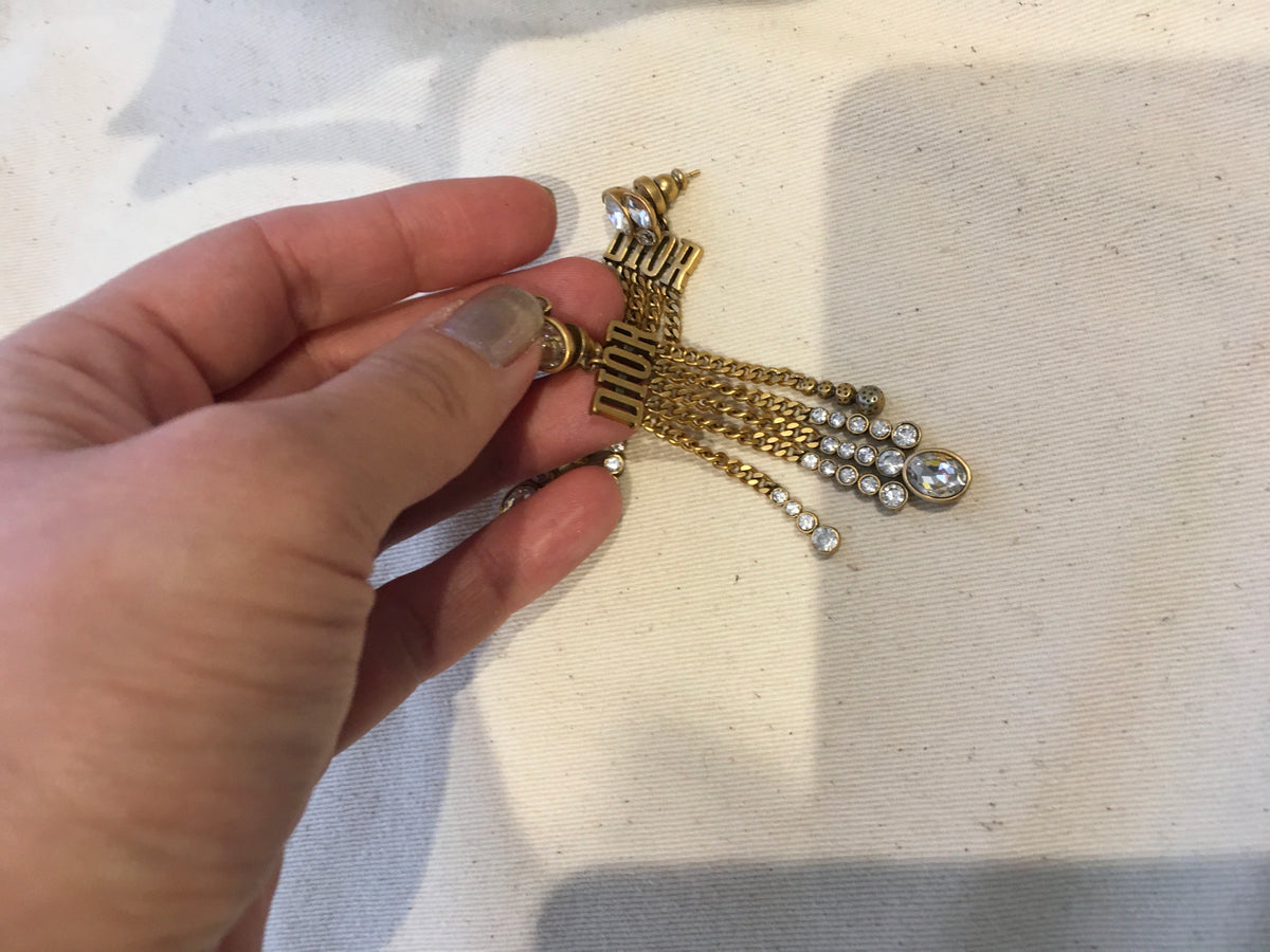Christian Dior Dior Dio(r)evolution Chain Drop Earrings ladies