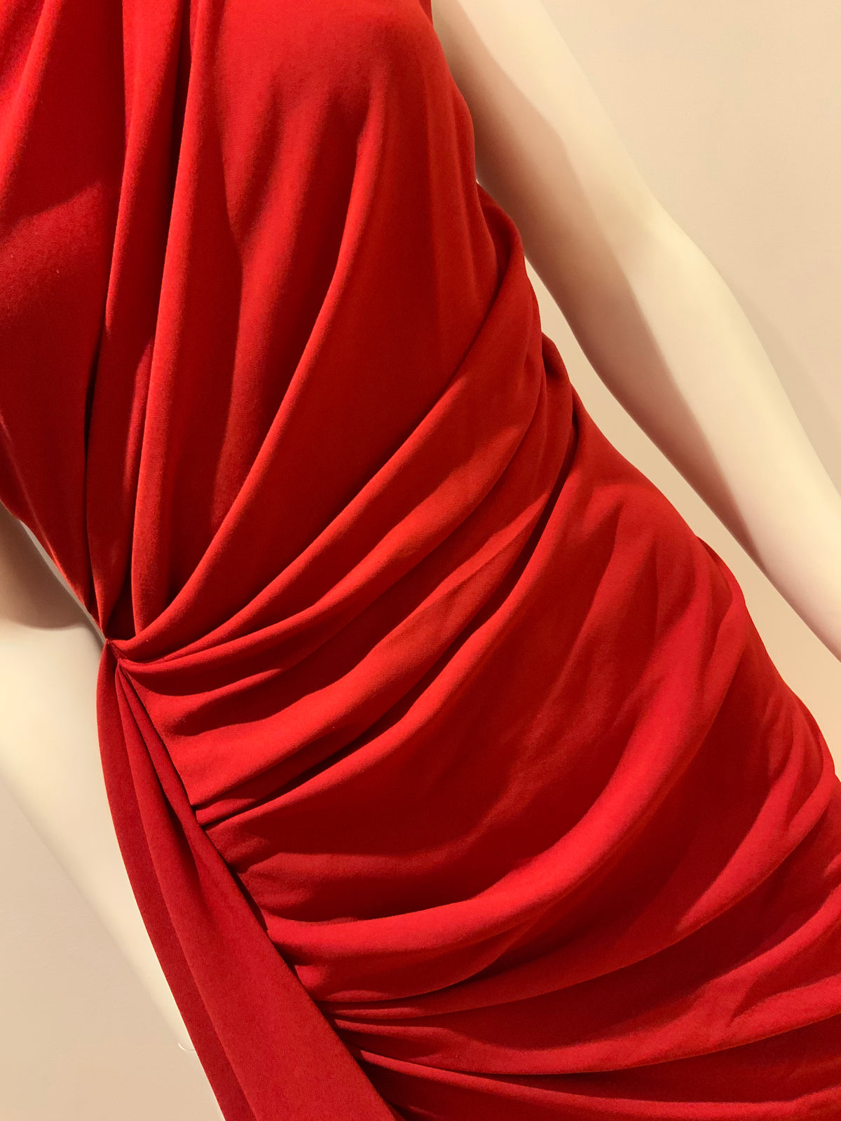 LANVIN 10 years Collection Runaway Iconic Red Dress SZ S small ladies