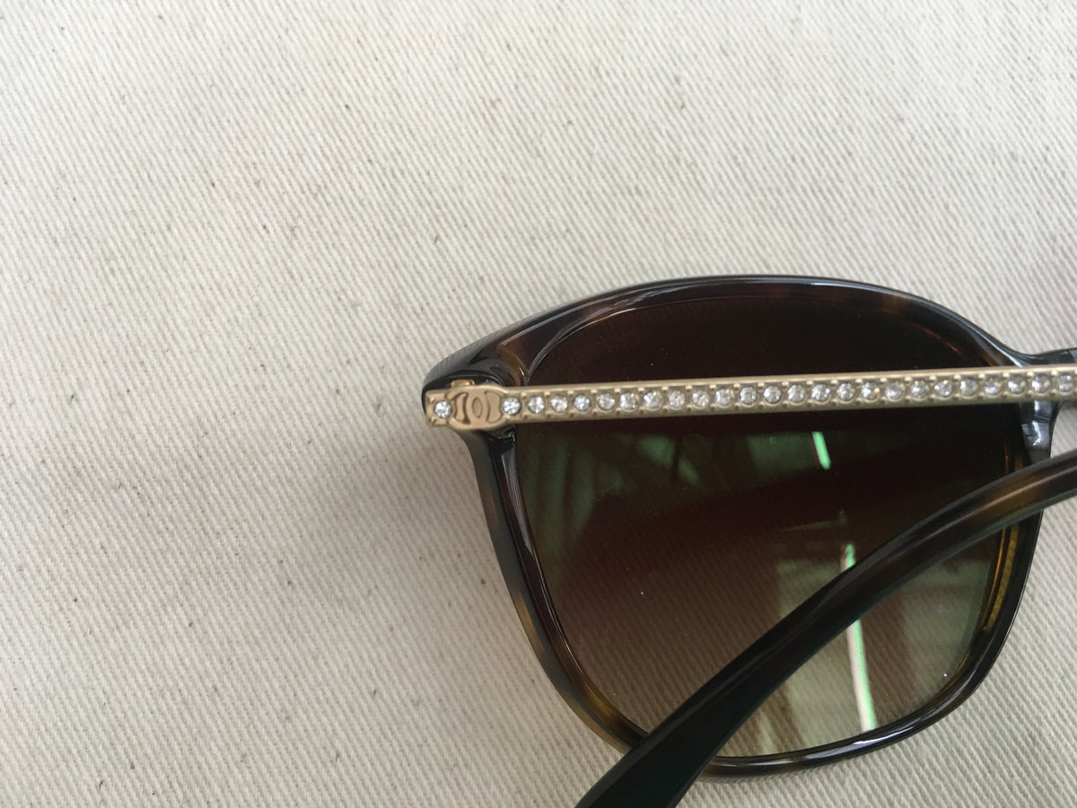 Chanel Tortoise 5291-b C.714/S5 Crystals Sunglasses ladies