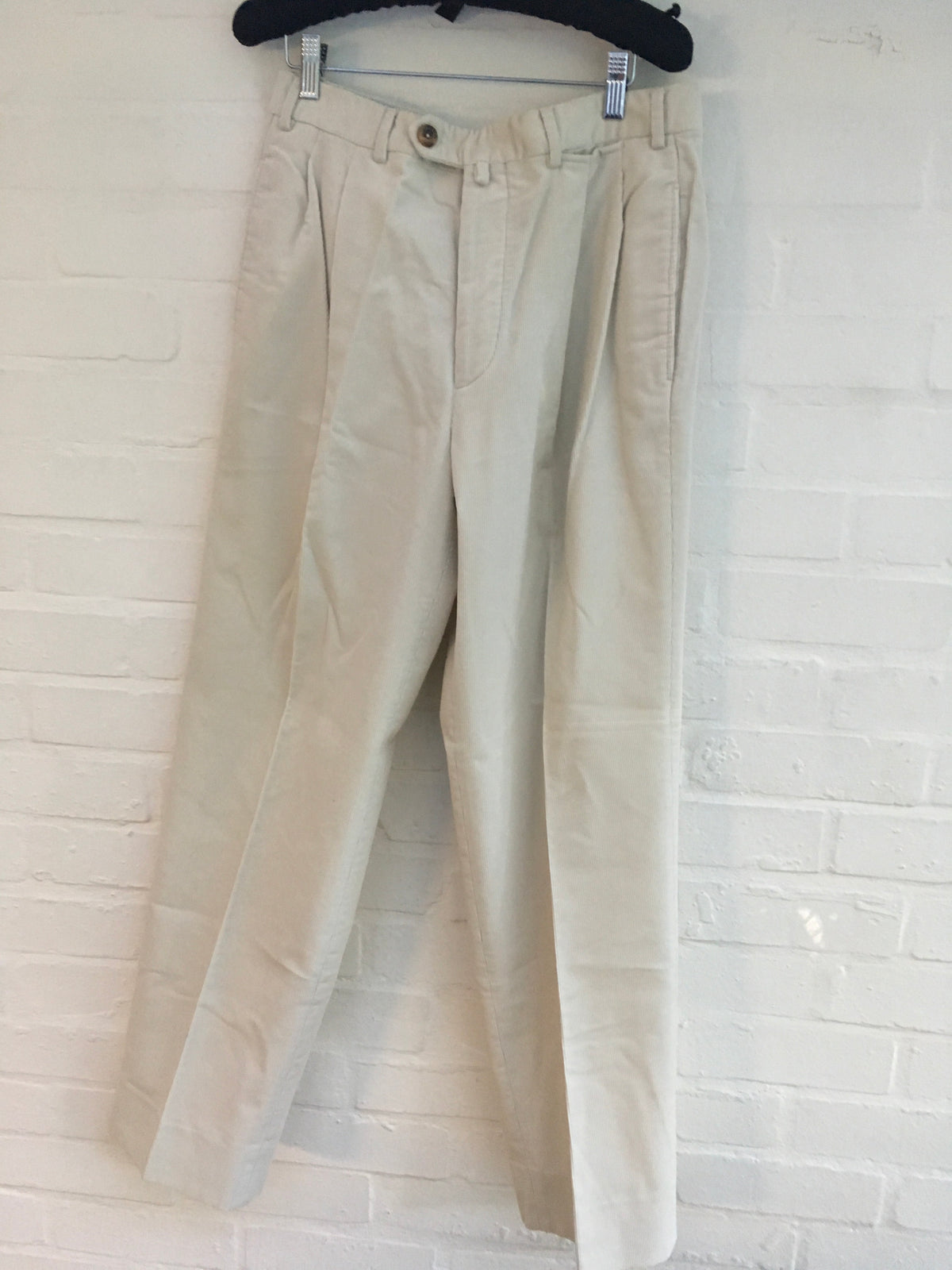LORO PIANA Flat Front Corduroy Pants Trousers Size I 50 US 34 Men