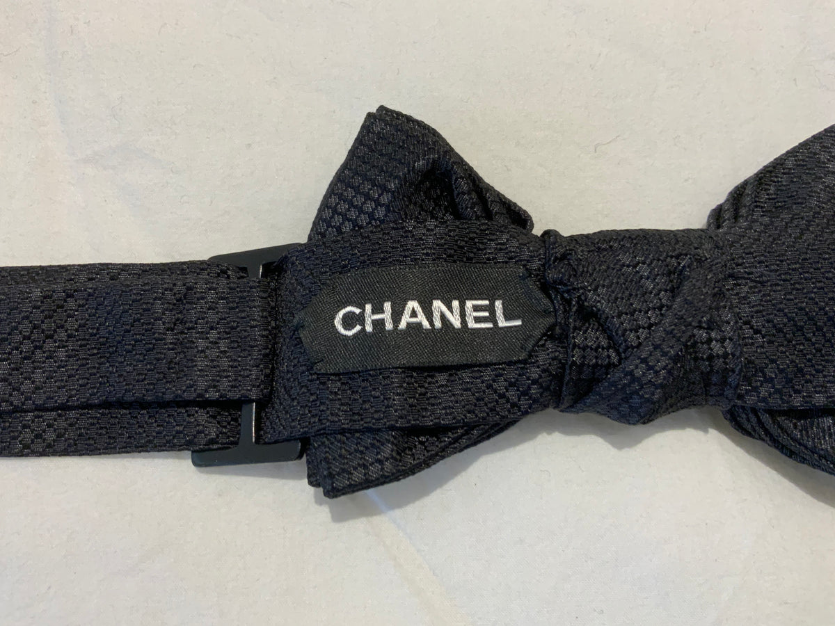Chanel Runway Jacquard Bow Tie ladies