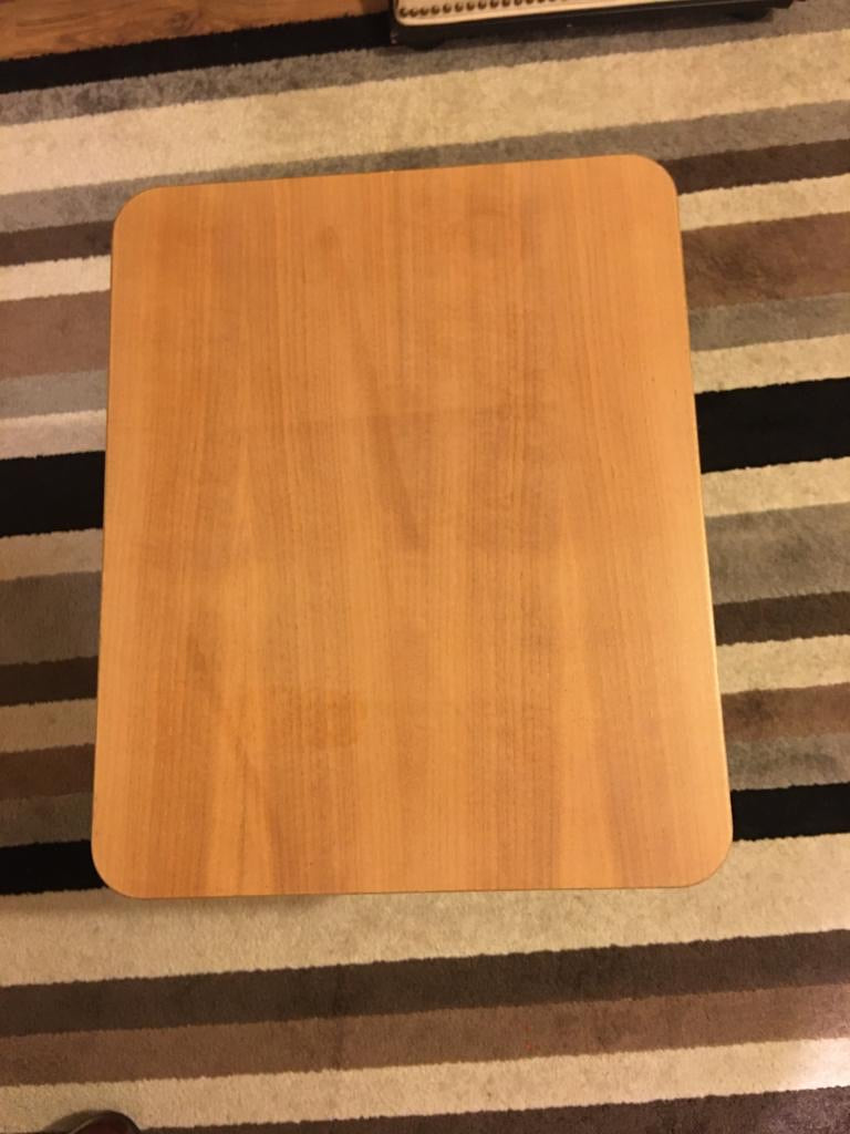 Flexform Carlotta by Antonio Cittero Made in Italy Wood Brown Power Side Table