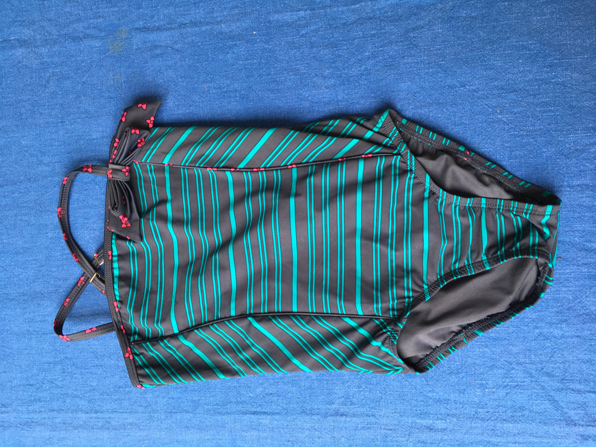 Little Marc Jacobs Striped One-Piece Swimsuit Swimwear Size 6 Year Old Children