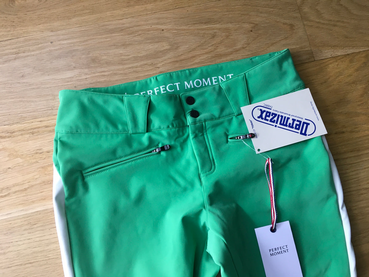 PERFECT MOMENT GT AURORA SKI PANTS TROUSERS NORDIC GREEN SIZE L Large ladies