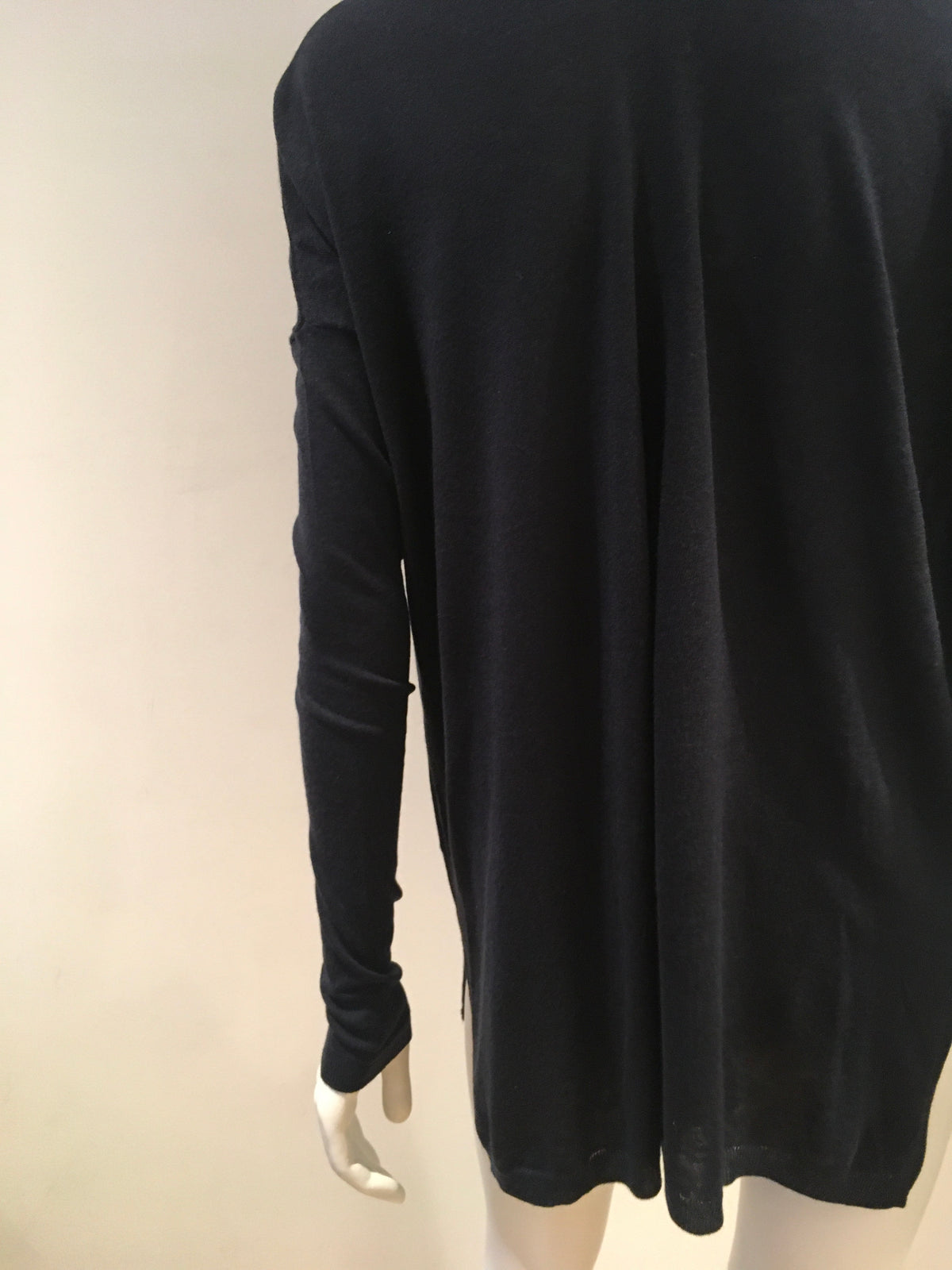 Vince V Neck Thin Knit Merino Wool Blend Sweater Jumper Size S /P Small ladies