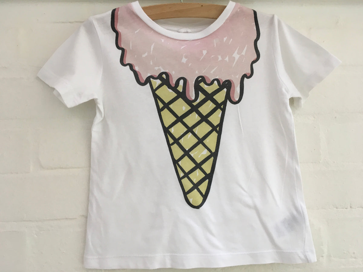 Stella McCartney KIDS Girls' Arlow ice cream print T-shirt Top Children
