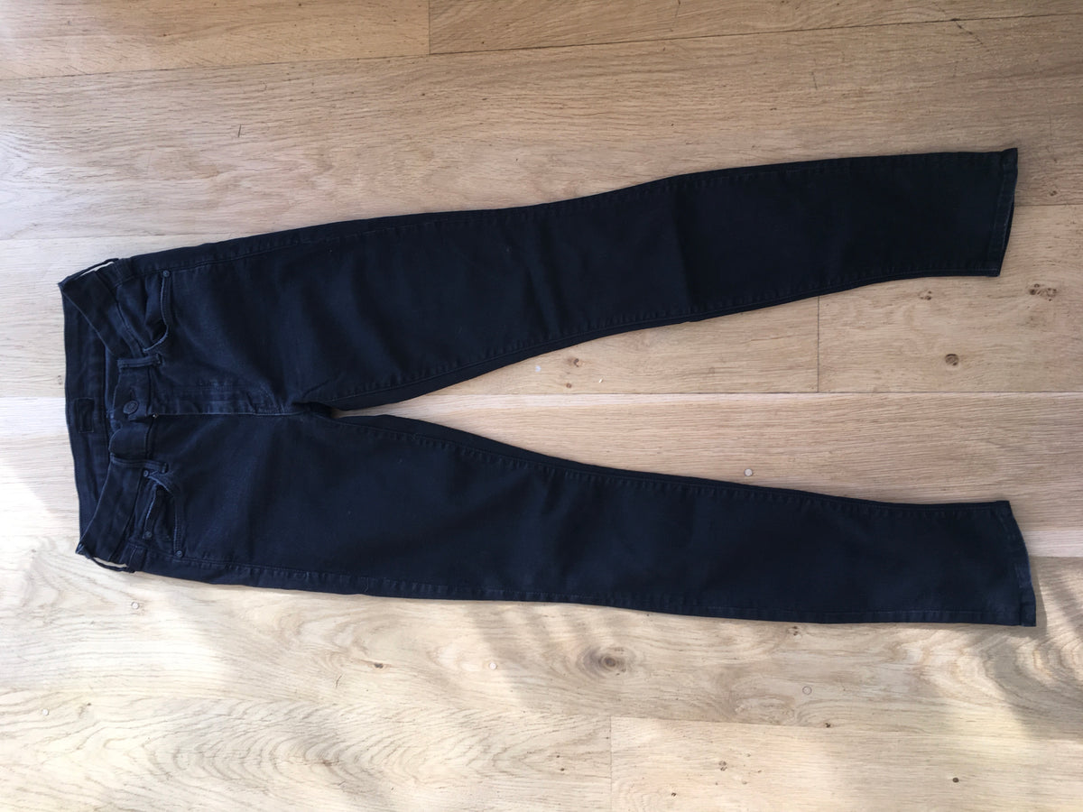 MOTHER The Looker Black Not Guilty Denim Jeans Size 26 ladies