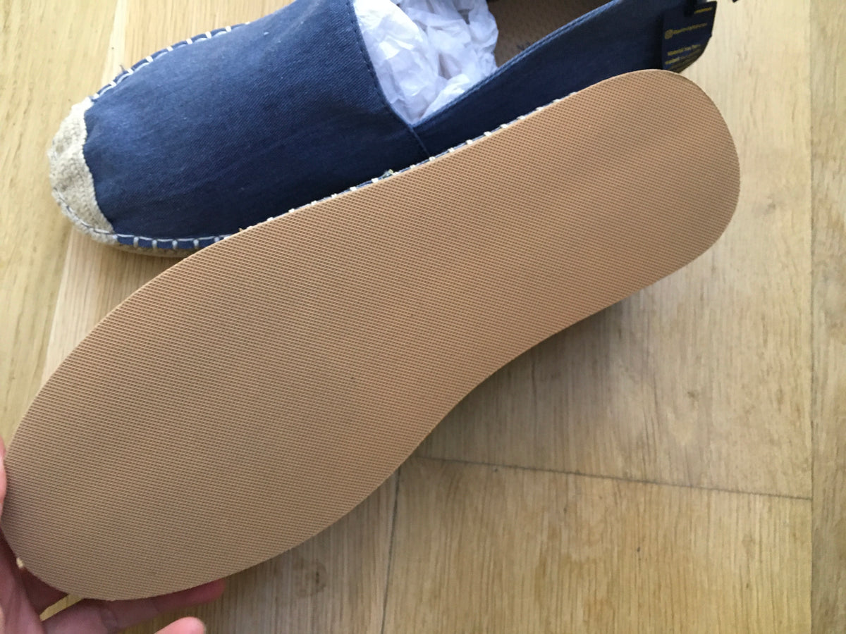 Ralph Lauren Polo Barron Twill Espadrilles Multi Player in Navy UK 8 EU 42 US 9 Men