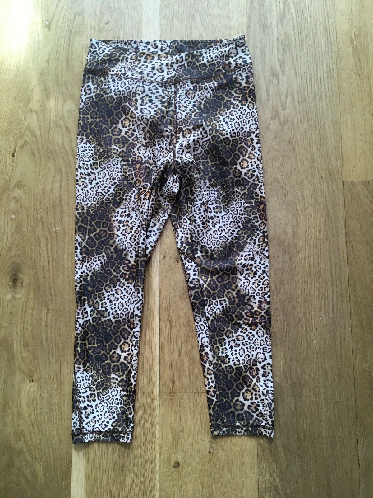 VARLEY LENA 7/8 COMPRESSION SPORT LEGGINGS LEOPARD PRINT ANIMAL PRINT Ladies