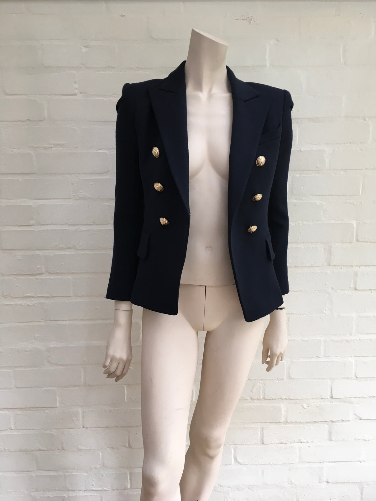Balmain Double-breasted wool-twill blazer jacket Most Wanted Ladies