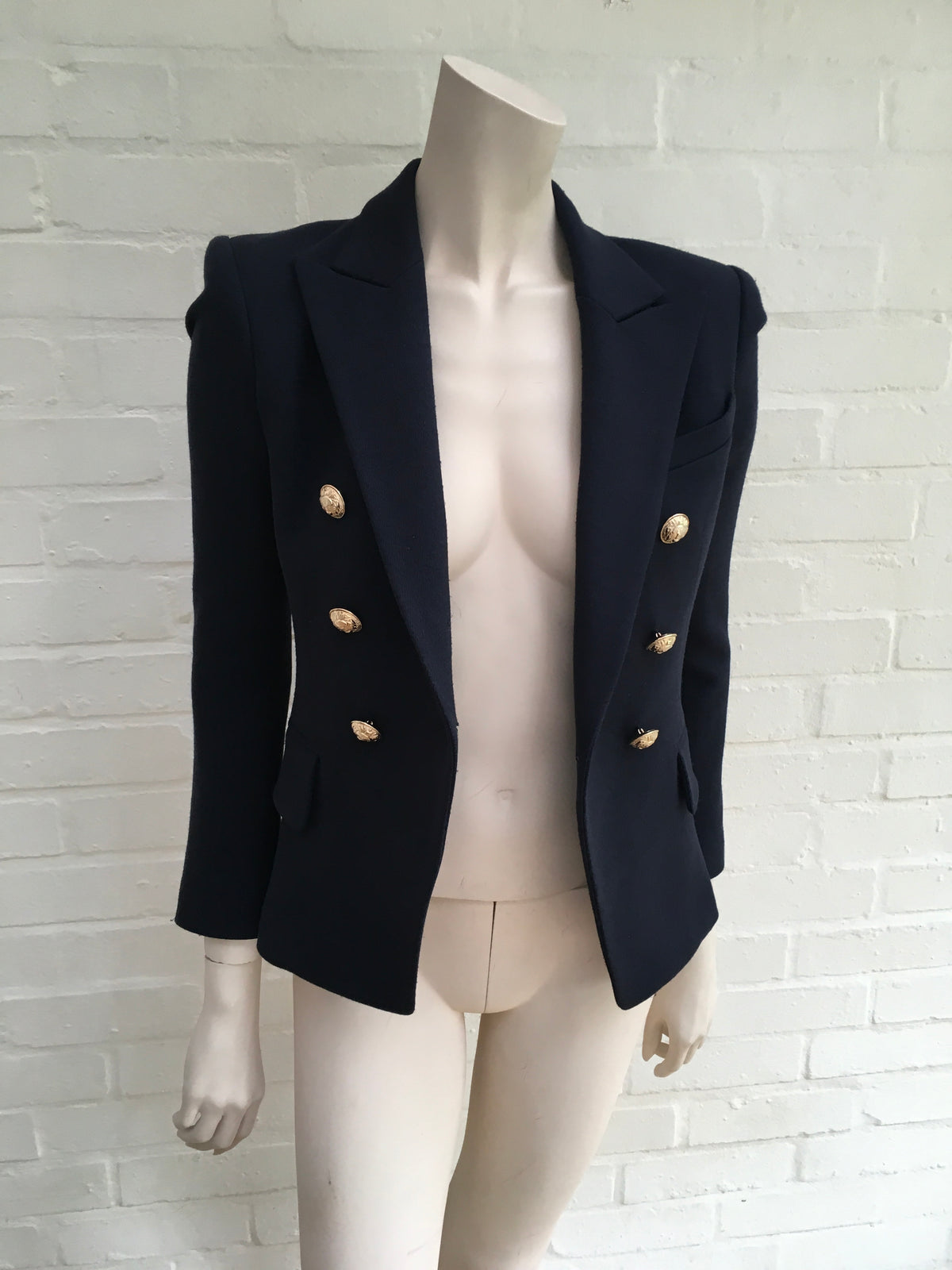 Balmain Double-breasted wool-twill blazer jacket Most Wanted Ladies