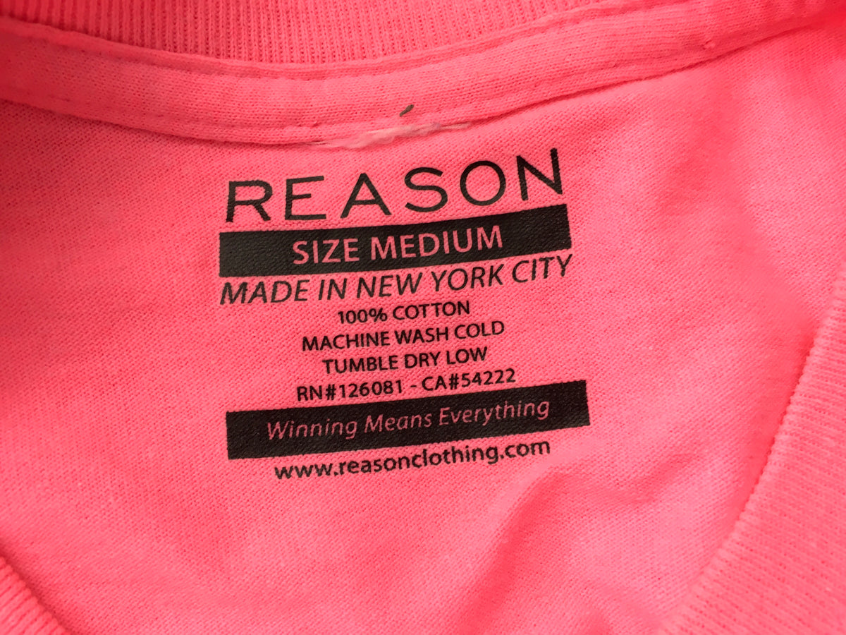 Reason Homies Bright Pink Cotton T-Shirt Womens Ladies