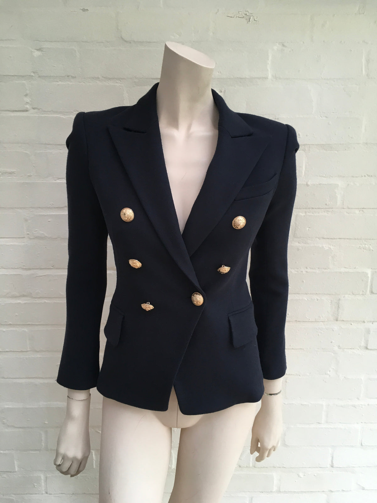 Balmain Double-breasted wool-twill blazer jacket Most Wanted Ladies
