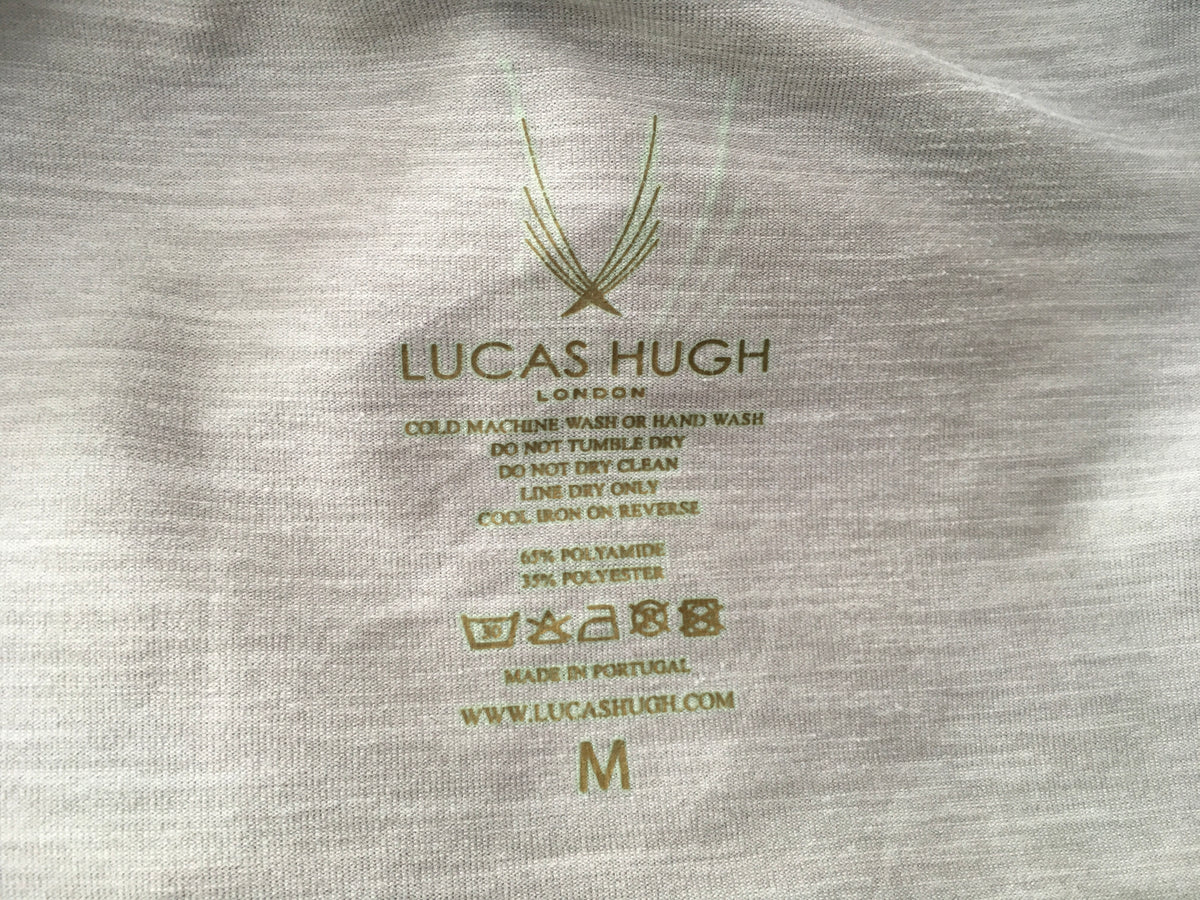 Lucas Hugh Technical Knit Long Sleeve Top Women Grey Ladies