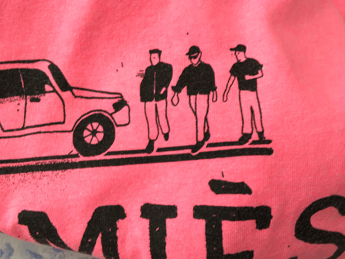 Reason Homies Bright Pink Cotton T-Shirt Womens Ladies