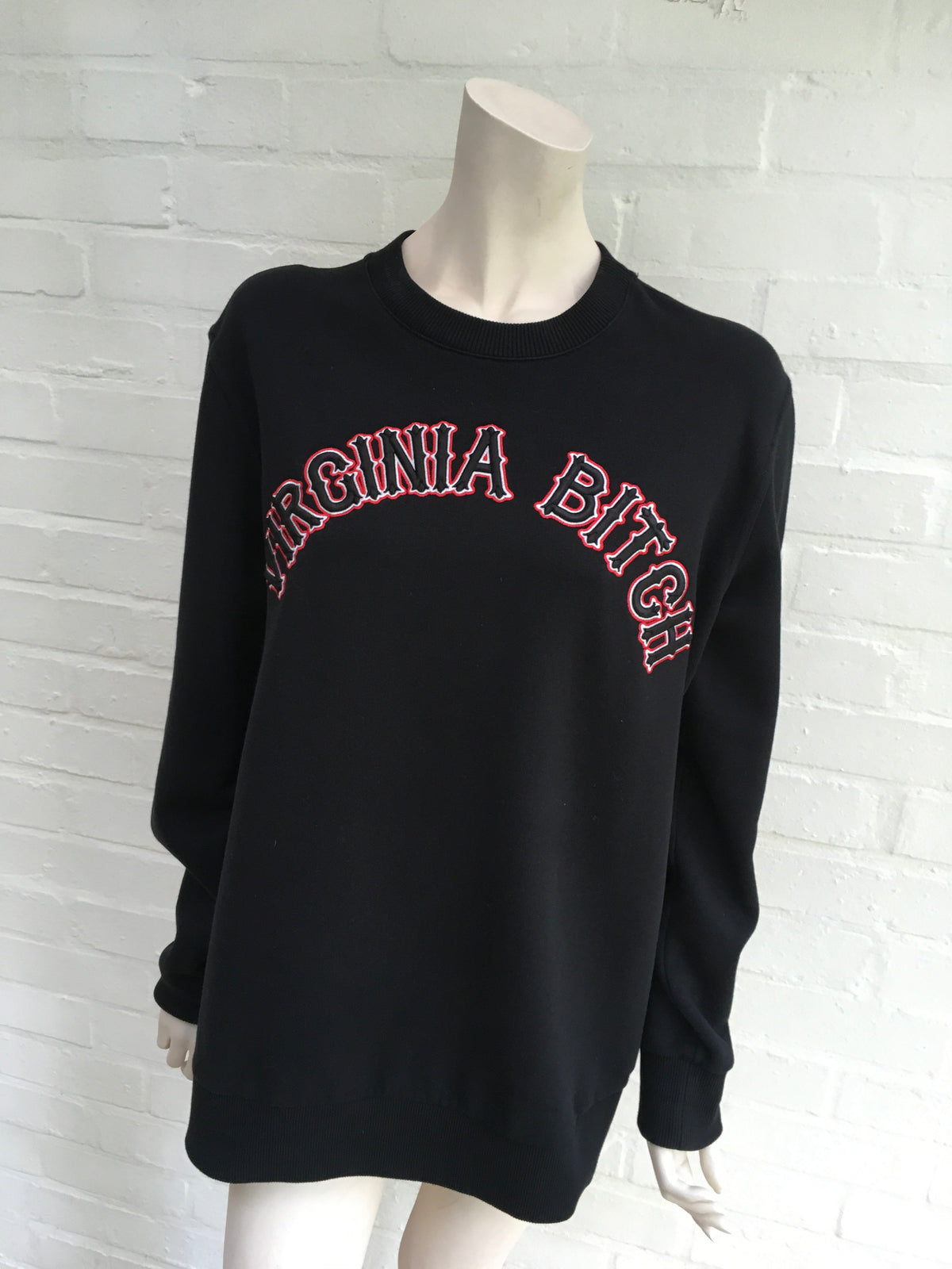 Givenchy Virginia Bitch Sweatshirt in Black Ladies