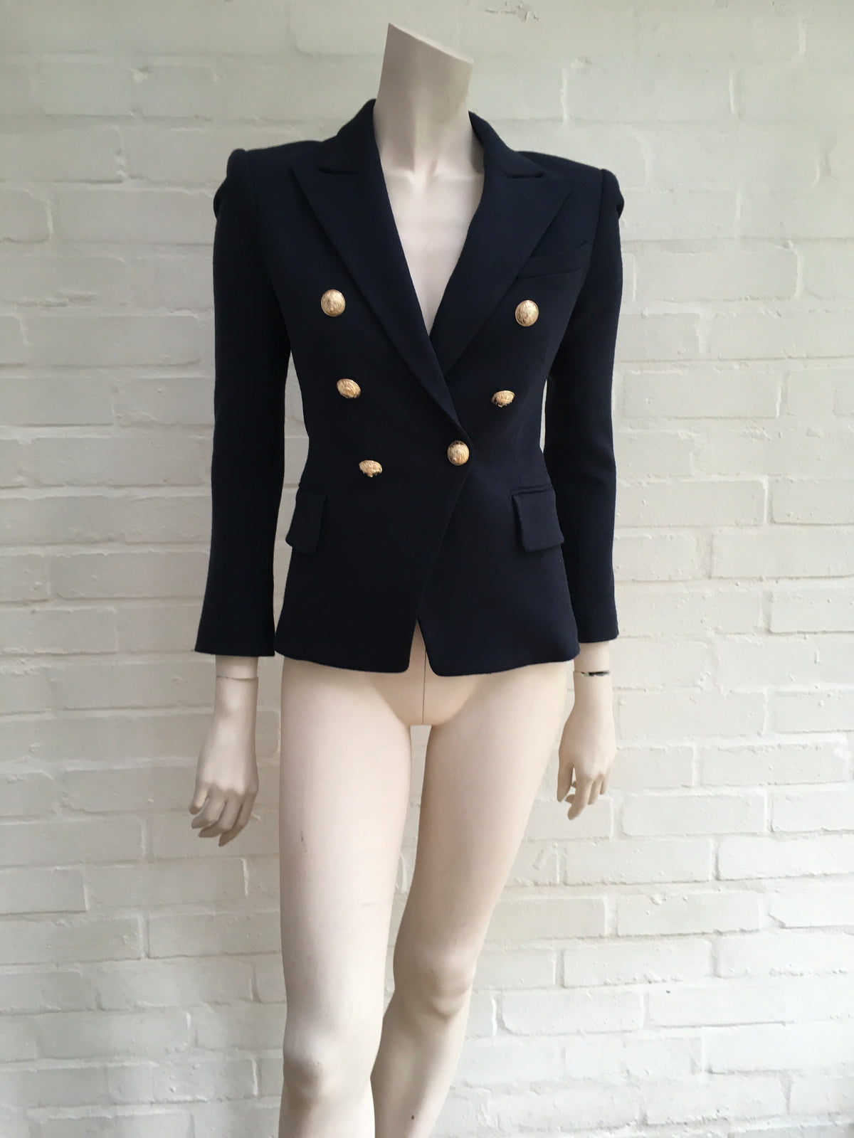 Balmain Double-breasted wool-twill blazer jacket Most Wanted Ladies