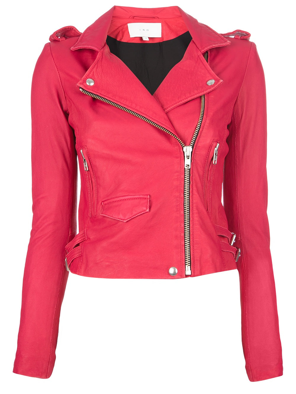 IRO Ashville Leather Biker Jacket Coat Ladies