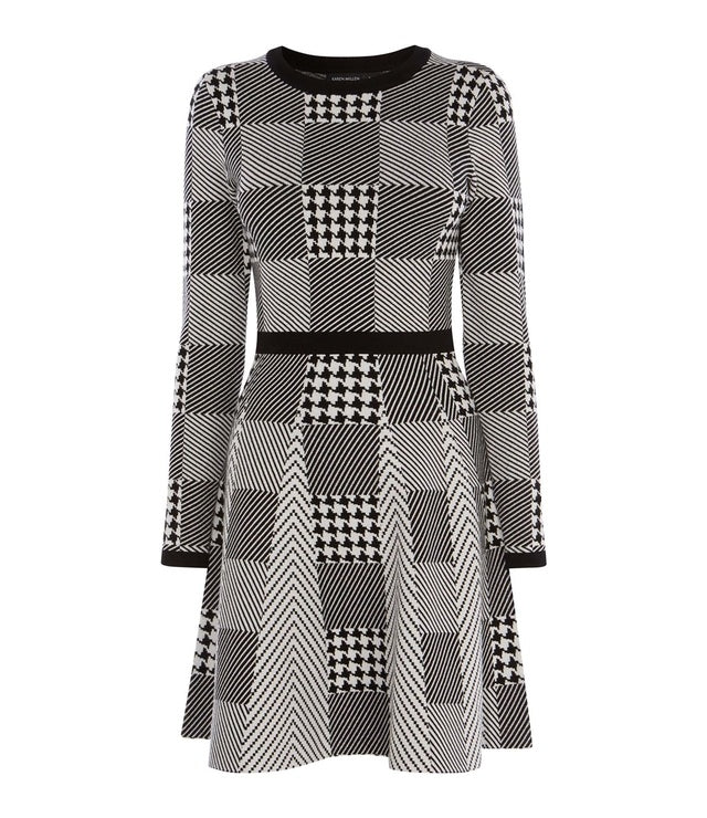 knit long sleeve maxi dress AKIRA Cut It Out Long Sleeve Knit Maxi Dress | Black main image 0