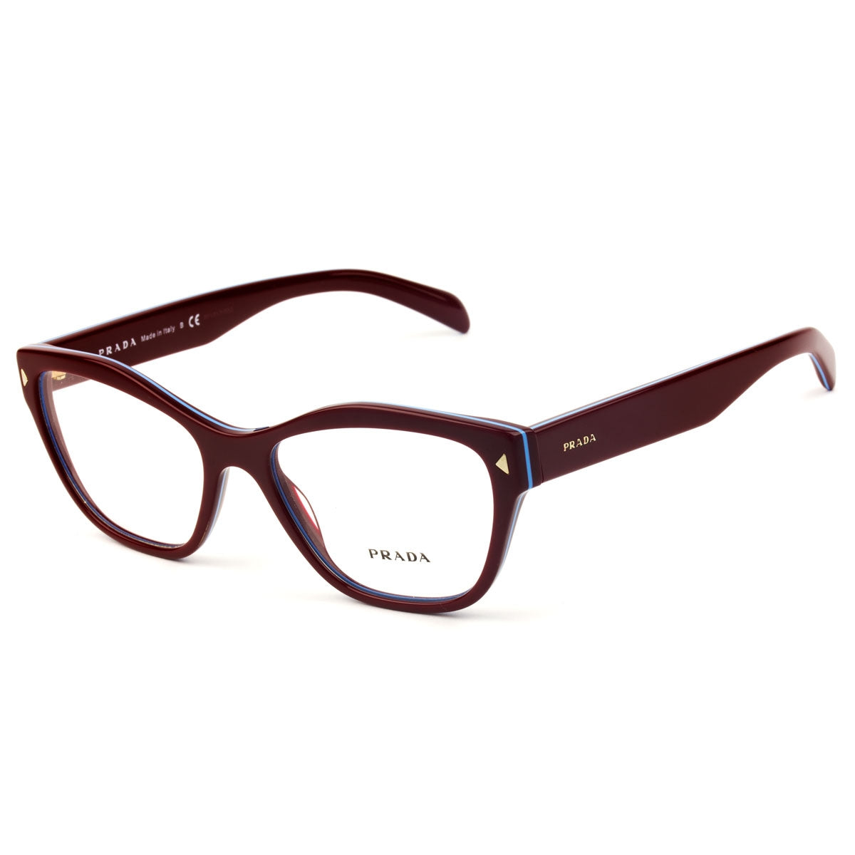 PRADA VPR 27S BURGUNDY Prescription Glasses Eyeglasses Frames ladies