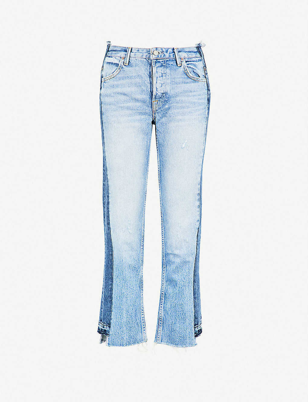 GRLFRND Jessica cropped mid-rise wide-leg Denim Jeans Size 26 ladies