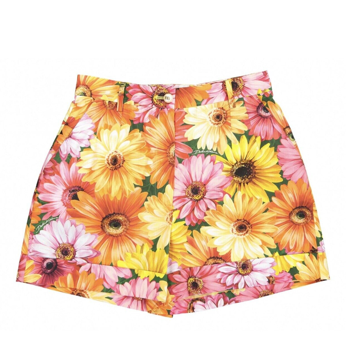 Dolce & Gabbana D&G Floral daisy & Margaret -print shorts Size I 46 UK 14 US 10 ladies