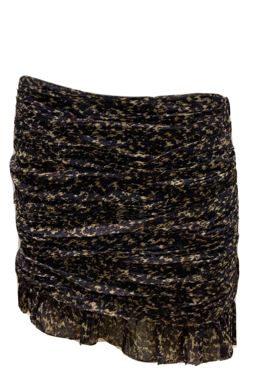 JOSEPH Silk Mini Rauch Skirt Size I 38 XS ladies