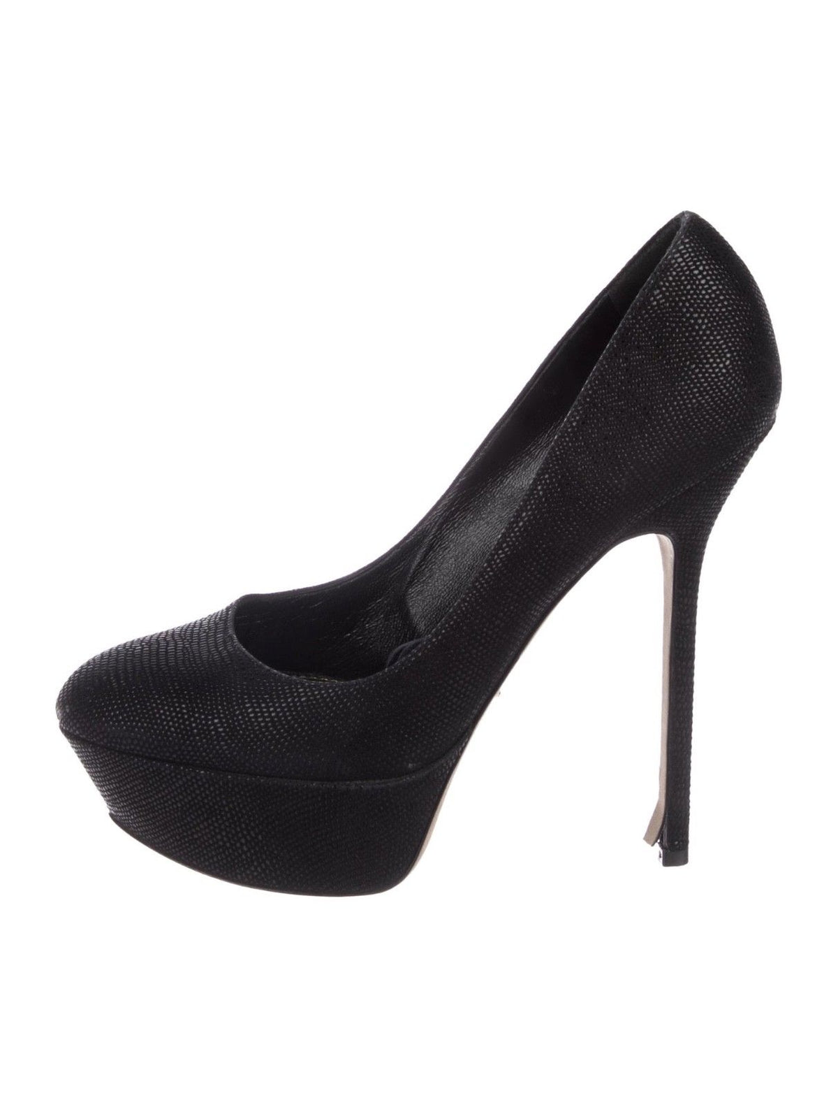 SERGIO ROSSI PLATFORM BLACK PUMPS SHOES LADIES
