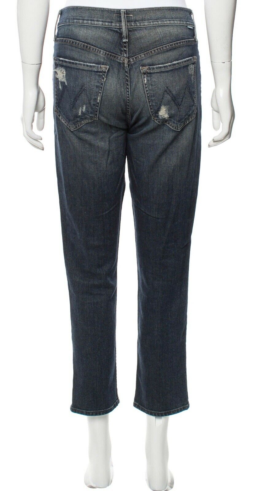 MOTHER The Dropout in Tarnioshed Denim Jeans Size 27 ladies