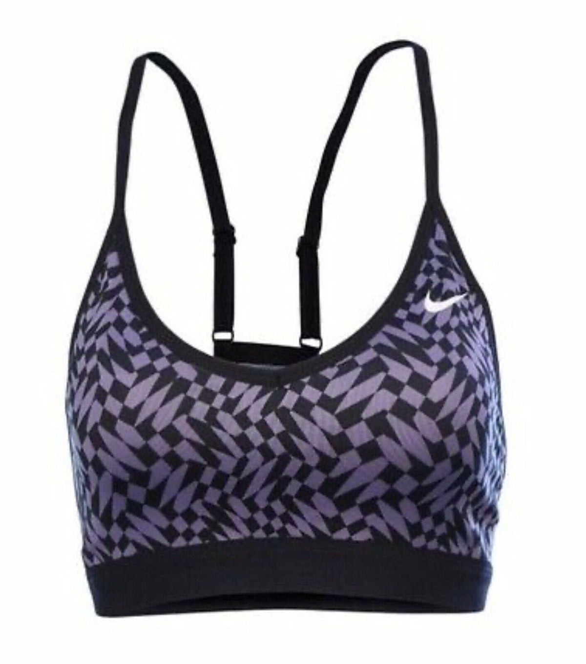 Nike Women's Pro Indy Checker Sports Bra Size M medium ladies