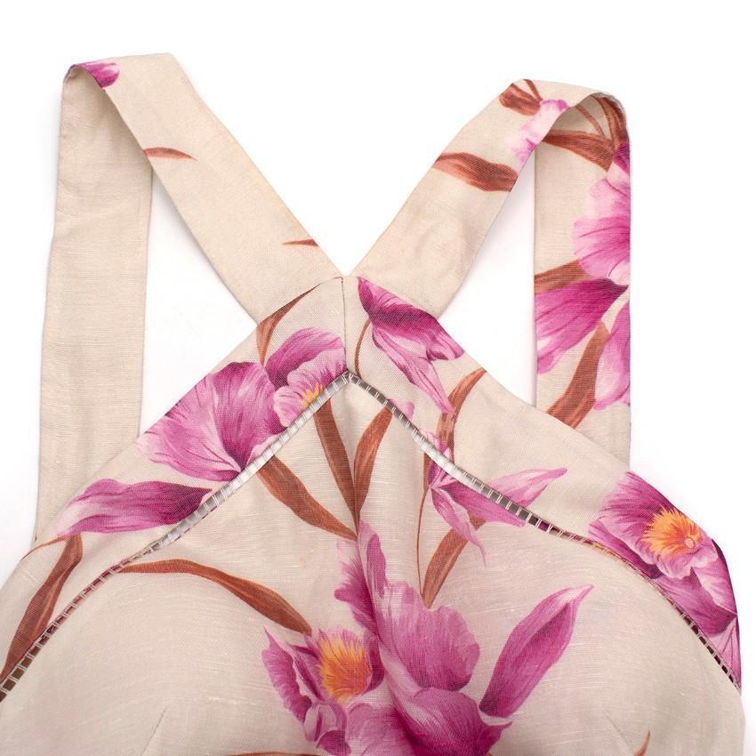 zimmermann corsage halter mini dress Zimmermann Corsage Halter Mini Dress (For Hire) EKOLUV