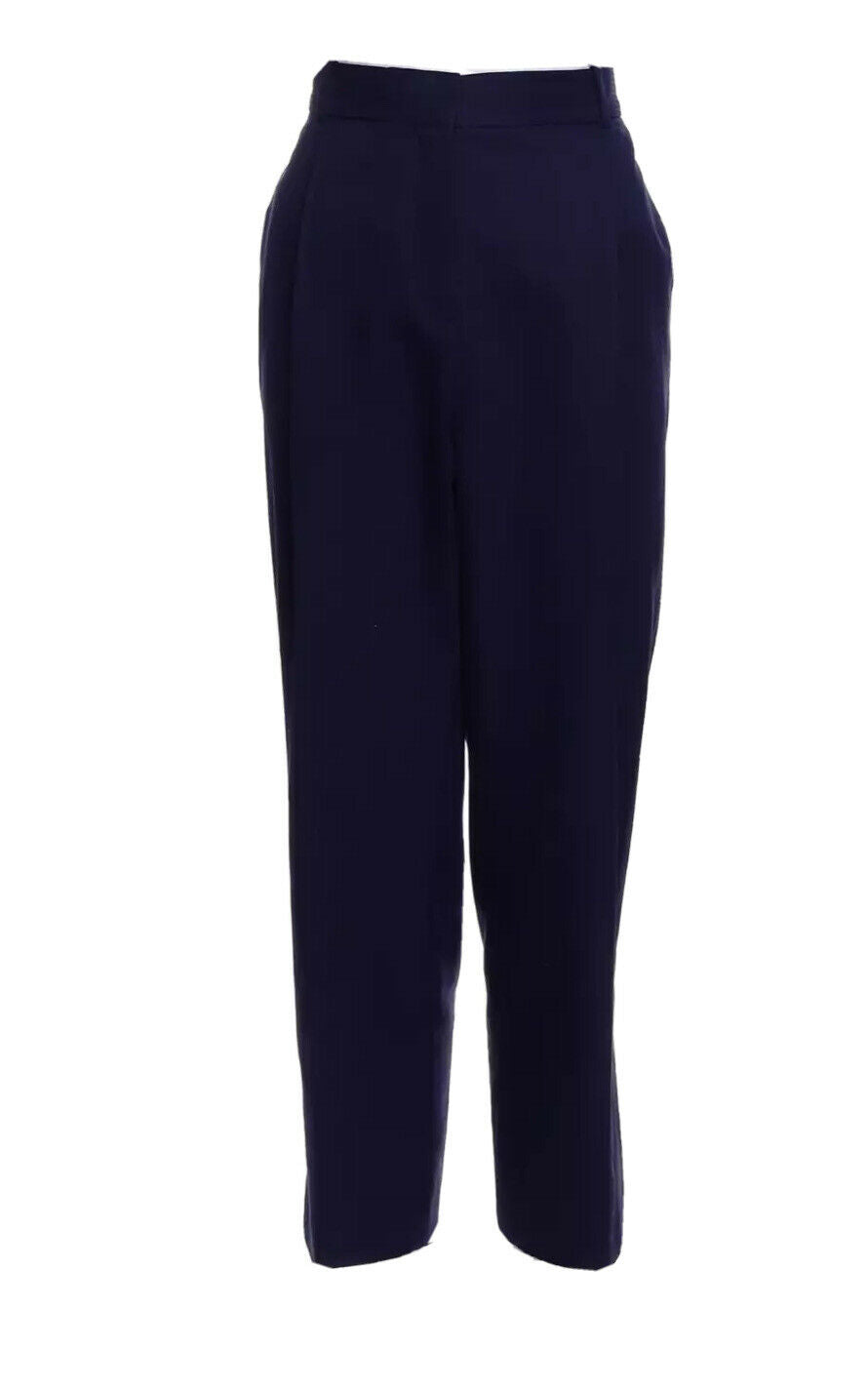 Chloé Chloe Black Navy Iconic Pants Trousers Size F 40 US 8 UK 12 ladies