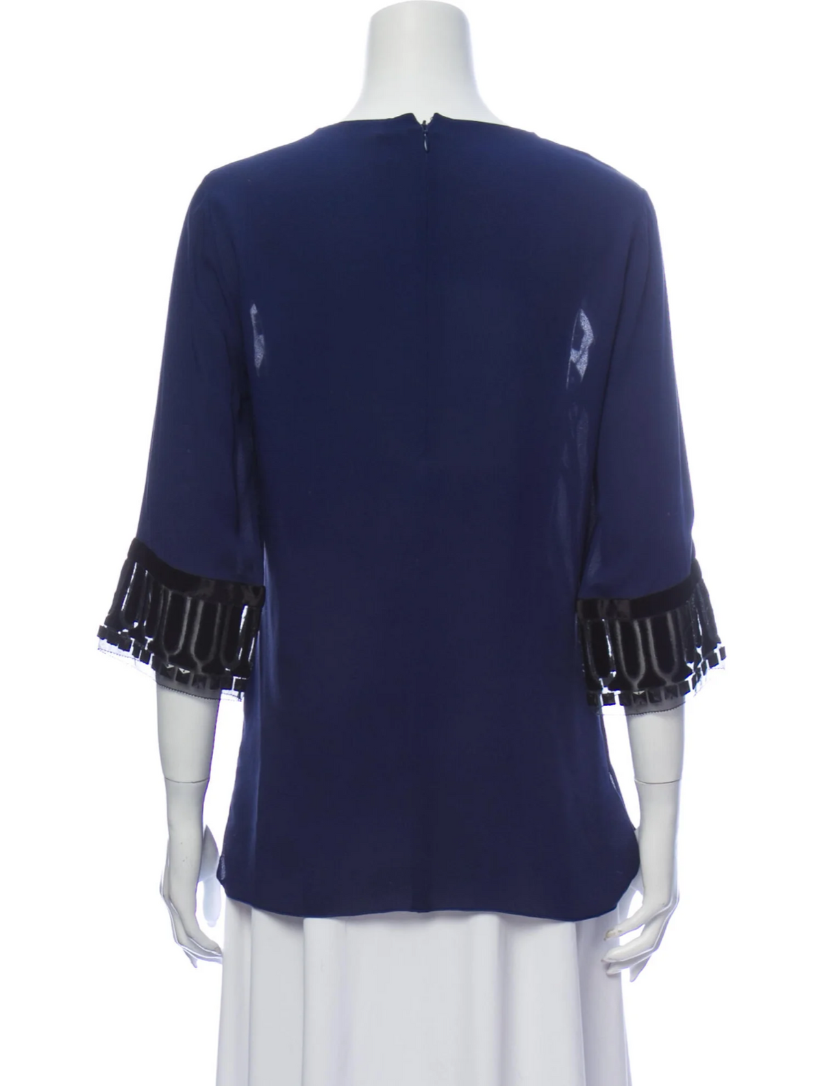 ANDREW GN Silk Beaded runaway collection top Size F 38 UK 10 US 6 $3280 ladies