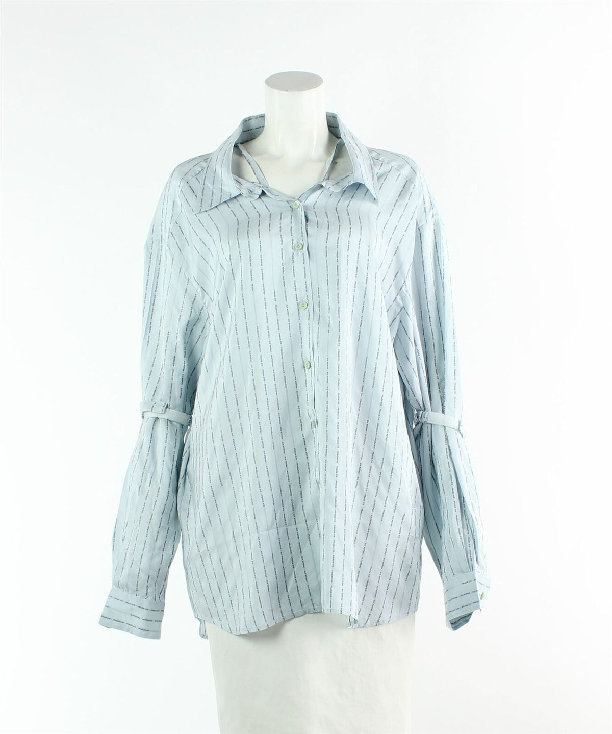 Prada shoulder straps pongé silk shirt logo print Size I 40 UK 8 US 4 ladies