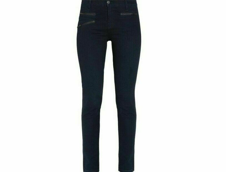 J BRAND Zoey Triple Zip Skinny Ankle Jeans Soho Ultra Dark Size 27 ladies