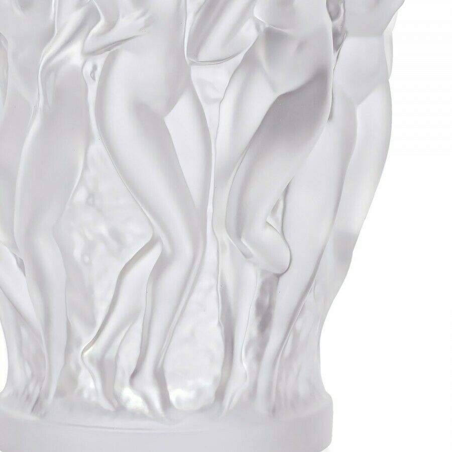 LALIQUE BACCHANTES - CRYSTAL FLOWER VASE 2.88 KG