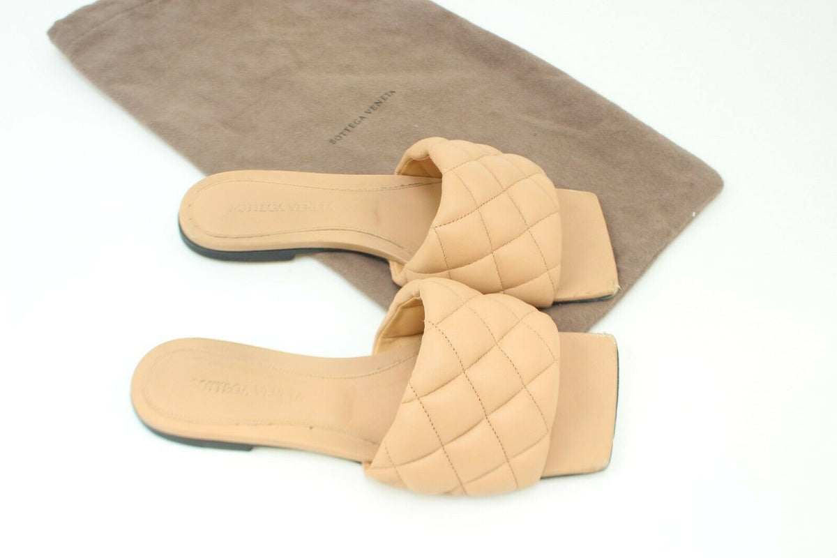 Bottega Veneta Quilted Slides UK 5 38 US 8 ladies