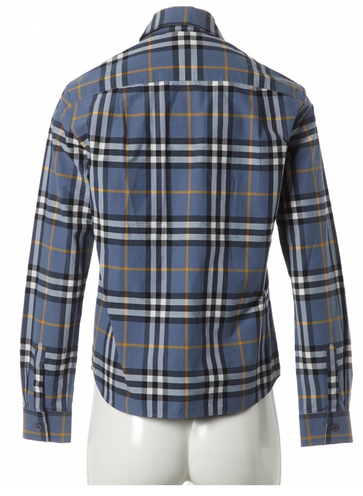 Burberry check plaid lace trim shirt Size I 38 UK 6 US 4 ladies