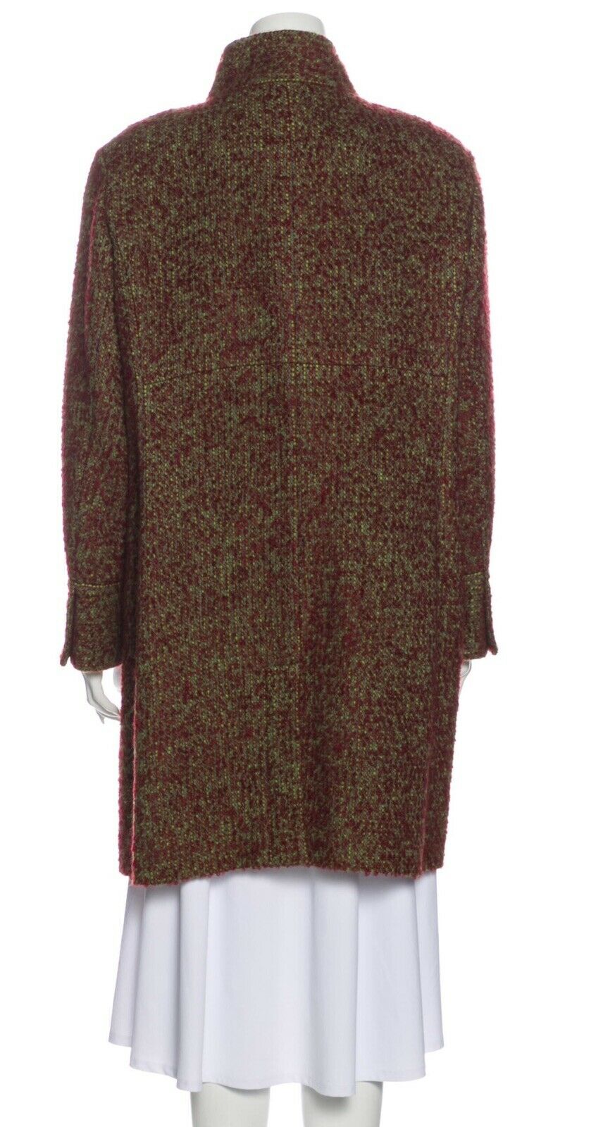 CHANEL 2014 Wool & Mohair Runaway Coat Size F 50 US 18 UK 20 XXL ladies