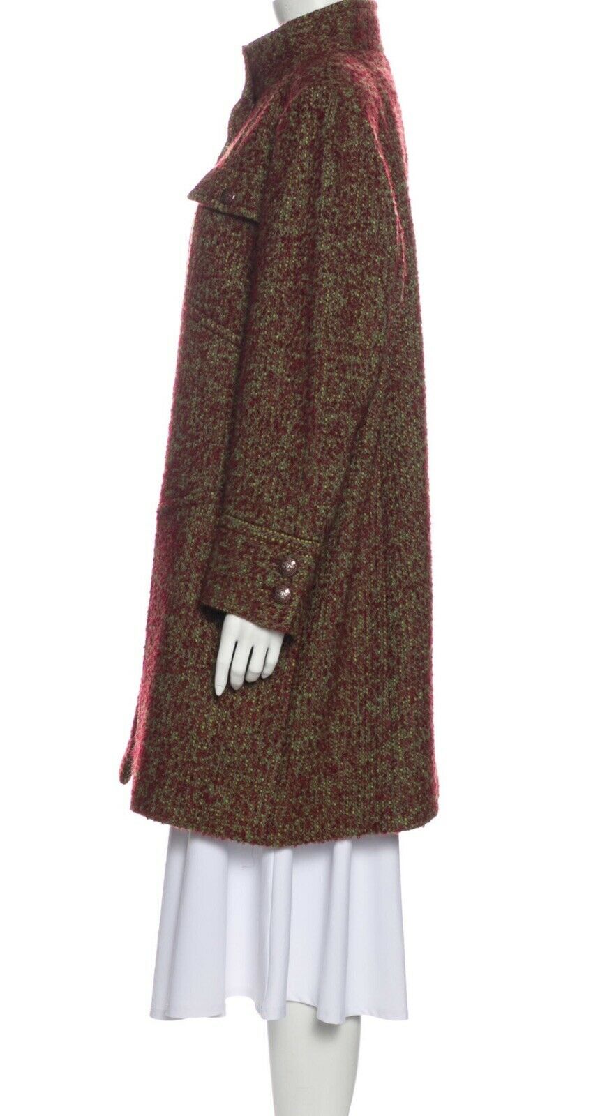 CHANEL 2014 Wool & Mohair Runaway Coat Size F 50 US 18 UK 20 XXL ladies